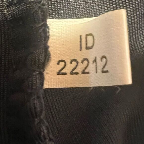 Express Tricot Black Velvet Maxi Dress Mock Neck Size 1/2 Vintage 90s Chic - Picture 10 of 10